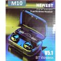 Earbuds M10 BT Wireless V5.1. 