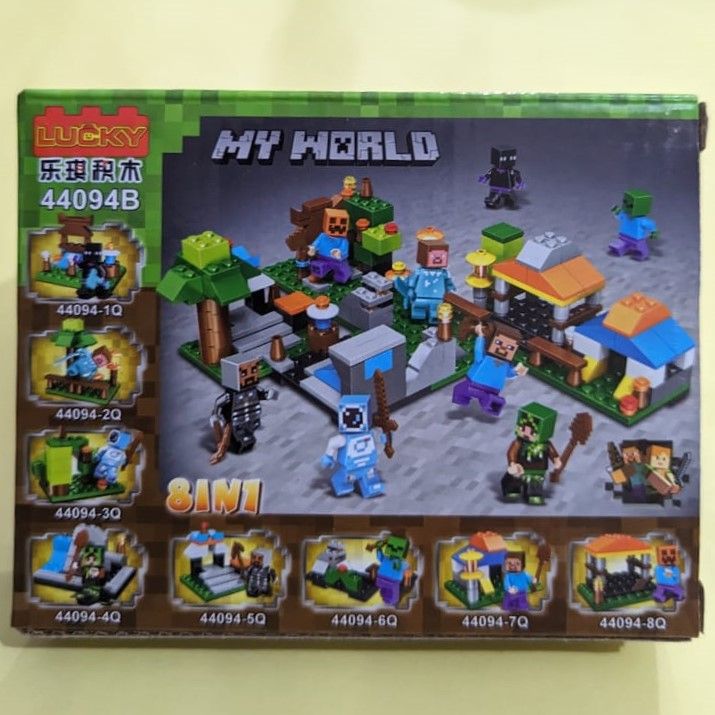 Minecraft Building Blocks My World Building block set pack of 1