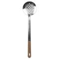 Rice Cooking Cooking Spoon Wood Design Plastic Handle Cutlery Stainless Steel. 