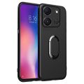 Itel A05S A663L Phone Case Magnetic Metal Ring Holder Support Shockproof Soft TPU Case. 