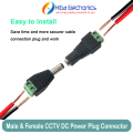 DC Power Connector Plug Jack Male Female Socket Barrel 2.1mm x 5.5mm Adapter for CCTV Camera LED Strip Supply Terminal. 