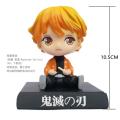 Anime Figures Model Shaking Head Car Decoration Doll PVC Action Figure Warrior Model Toy Auto Dashboard Mobile Doll Decorations. 