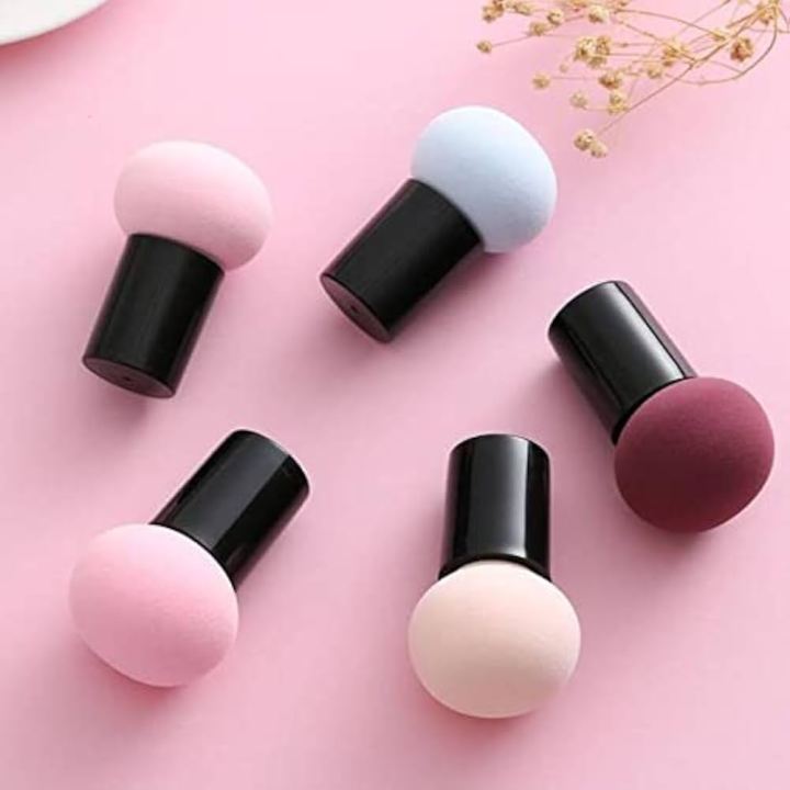 Miss%20Rose%201pc%20Mushroom%20Shape%20Makeup%20Sponge%20Blender%20Beauty%20Foundation%20Blending%20Sponge,%20Flawless%20for%20Liquid,%20Cream,%20and%20Powder%20Makeup%20tool.(Random%20Color)%20-%20Image%202