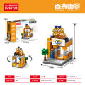Lele Brothers New Product 8755 Mini Street View Compatible Lego City Building Model Kids Toy Building Blocks Wholesale. 