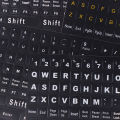 English 120 Keys Matte Standard Waterproof Keyboard Stickers Letter Alphabet. 