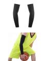 Arm Sleeves Cover UV Sun Protector - Black. 
