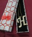 Golden Stainless "H" Alphabet Locket with Chain For Girls & Boys. 