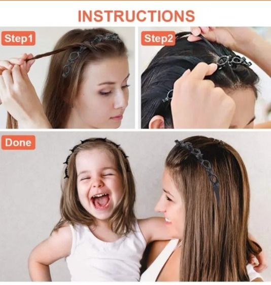 1%20Pcs%20Black%20Braider%20Hair%20Style%20Twister%20Hair%20Band%20Non%20Slip%20Hairband%20Brown%20Double%20Hairstyle%20Hair%20Pin%20Clip%20Hair%20Styling%20New%20Fashion%20Hair%20Bands%20Women%20Girls%20-%20Image%202