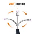 USB Lighter Electric Windproof BBQ Lighters USB Chargeable Metal Hose Kitchen Cooking. 