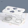 Tissue Dispenser with Spring Tissue Box Spring Support Automatic Lifting Spring Loaded Tissue Box for Home Living Room Night Stand Office. 