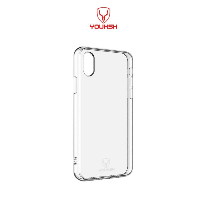 Youksh Apple iphone XR -  Transparent Jelly Back Cover - Transparent - Iphone Series.