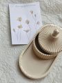 Jesmonite trinket tray and box set for jewellery and accessories pinyerest and aesthetic for home and room decor. 