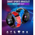 【Hot Sale+Ready Stock +FREE Shipping+COD 】119 Plus Bluetooth Smart Watch Men Blood Pressure Waterproof Sport Round Smartwatch Band For Android IOS With Alarm Clock. 