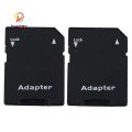Hu 2 Pcs Micro SD TransFlash TF Card to SD SDHC Memory Card Adapter Converter. 