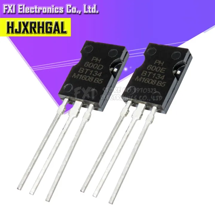 10 Pezzi BT134-600E TO-126 – Triac Per Elettronica, 600V, Adatto Per Circuiti Di Controllo