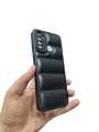 Realme 5 / 5i / 5s / 6i / C3 Soft Matt Puffer Camera Protection Down Jacket Back Cover. 
