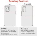 Programmable NFC Stickers for Information Sharing & Task Automation - Compatible with NFC-Enabled Devices. 