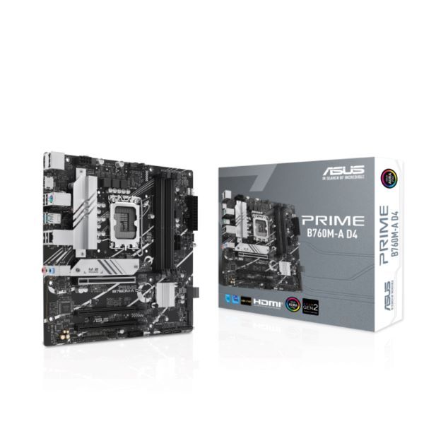 ASUS PRIME B760M-A WIFI D4-CSM Motherboard (1 YEAR WARRANTY)