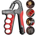 Automatic Counting Hand Gripper Adjustable Resistance Automatic Counting Non-Slip Hand Grip Strength Trainer Fingers Wrist Forearm Exerciser Workout Gear Home Gym Exercise Equipment Hand Gripper 5-60KG Automatic Non-Slip hand strengthen. 