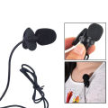 5m Mini Portable Lavalier Condenser Microphone Clip-on Tie-clip Mic Wired Microphone for Phone and Camera DSLR. 