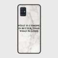 Samsung Galaxy A51 Cover - SkinLee HQ Infinity Glass Case (Soft) - What Is Coming - SKINLEE-549-1-799-432. 