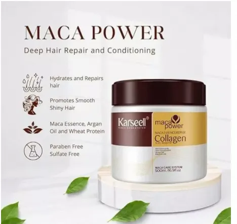 Karseel%20Collagen%20Hair%20Treatment%20Mask%20For%20Damaged%20and%20Dry%20Hair%20Promotes%20Smooth%20Shiny%20and%20Nourishes%20Hair%20%20Phosphate%20and%20Sulphate%20Free%20%20500ml%20-%20Image%202