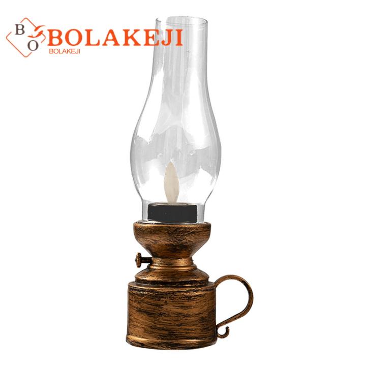 Electronic Kerosene Lamp Super Bright 80s Retro Style Electronic Oil Lamp