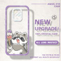YYDS for Redmi Note 12 4G 9 8 10 11 12 Pro 11s 10s 9T Back Cover Cute Raccoon Transparent Crystal TPU Soft Thin Phone Case. 