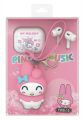 TWS Wireless Bluetooth Earbuds with Cartoon Silicone Protective Case, Keychain Strap & Rich Bass Sound. 