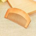 2 PCS Brown Peach Wood Wooden Comb Anti-Static Comb Close Tooth Comb Hair Combs，Natural Fine Tooth Hair Comb Anti-Static Hair Care Wooden Comb Handmade Gift Comb for Women and Men Massage Detangling. 