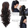 24 Pony Tail Ponytail Hair Extension Long Straight - Dark Brown Color. 