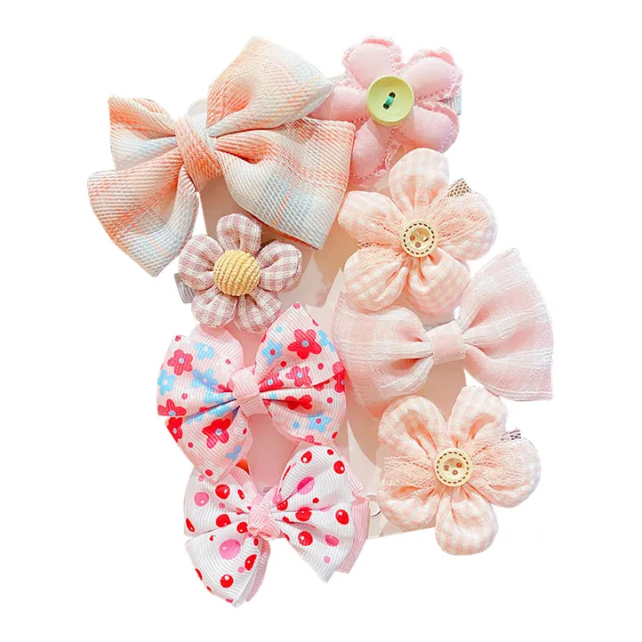 8Pcs/set%20Cute%20Floral%20Baby%20Girl%20Hair%20Clips%20Bow%20Striped%20Girls%20Barrettes%20Safety%20Toddler%20Kids%20Headwear%20Baby%20Hair%20Accessories%20Set%20-%20Image%208