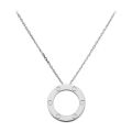 Titanium Steel Screw Love Necklace For Women Girls Slide Pendant Neckalce Collars Femme Jewely. 