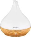 Homasy 330ml Essential Oil Diffuser, 256 Sóothing Light Colors Whisper-Quiet Operation Oil Diffuser with Sleep Mode Design, Waterless Auto-off and BPA-free Aromatherapy Diffuser for Office, Home, Yoga. 