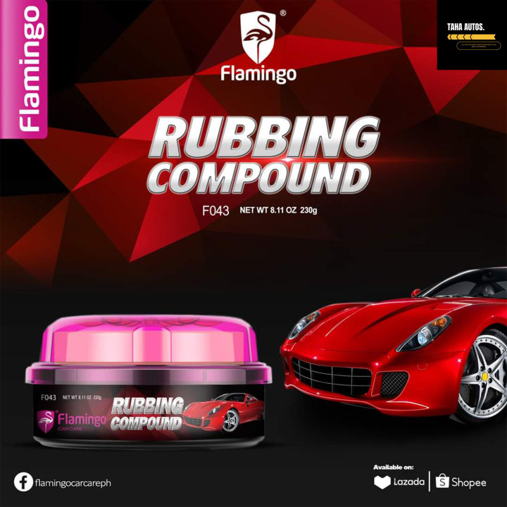 Flamingo Car Rubbing Compound Car Polish - 230G
