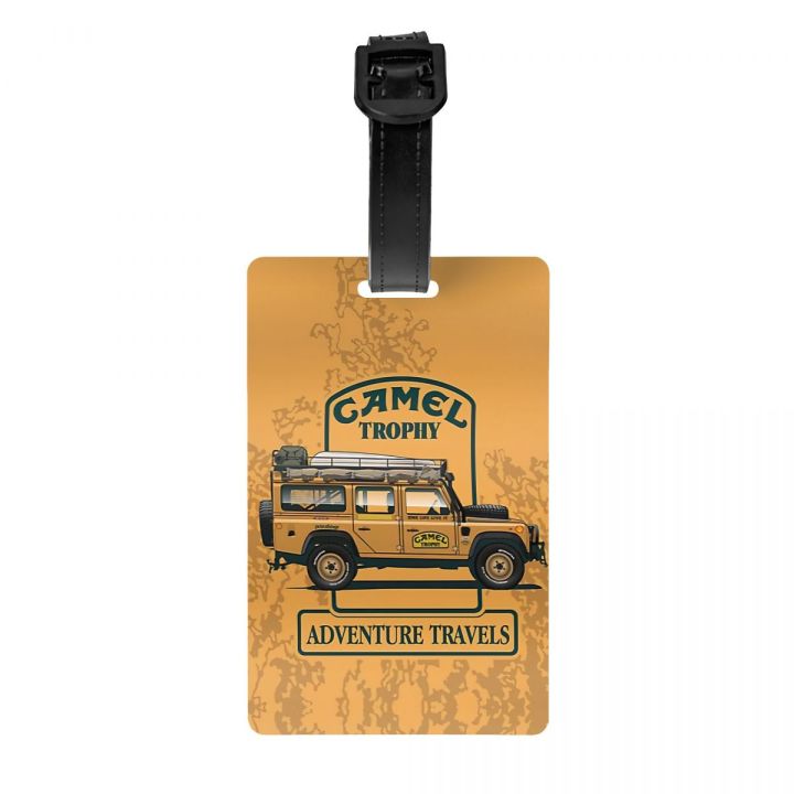 Superman Ruoias Camel Trophy Defender 110 Luggage Tags Custom Baggage Tags Privacy Cover ID Label