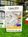 Links 313 Imported Earbuds Call Noise Reduction Deep Bass and Extra Sound Dual Microphone. 