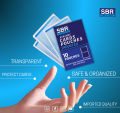 ATM Card Pouches Imported, PVC card pouch, Id card cover, card holder  - Pack of 10 pcs. 