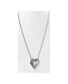 Elegant Heart Silver Locket For You - Stainless - Silver 2 Layered. 