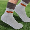 1 Pair Autumn Winter Breathable Stockings Army Green Sports Mid-tube Sock Men Simple Thicken Warm Floor Socks. 
