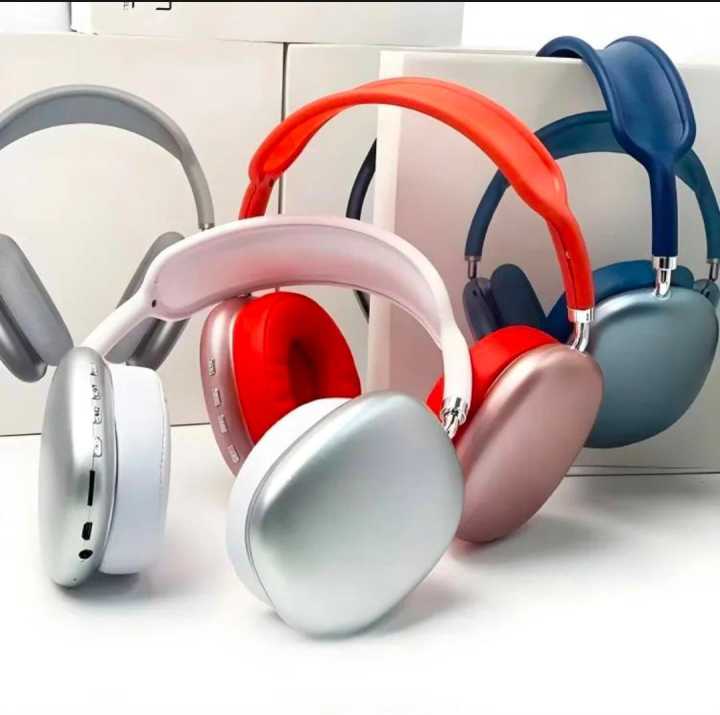 P9 Wireless Bluetooth Headphones with Mic, Noise Cancelling, Stereo Sound, Sports Gaming Earphones, TF Support, Memory Foam Cushions, 30 Hours Battery Life
