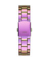 Guess Womens Multi-Color Stainless Steel Case Multi-Color Dial With Crystals Day+Date Multi-Color Stainless Steel Bracelet Watch-GW0483L5. 