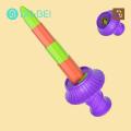 Fingertip Fidget Toy Colorful Mini Telescopic Cutter Fidget Toy Fun Stress Relief Sensory Toy for Teens Adults Creative 3d Printing Party Favor School Study Break Toy. 