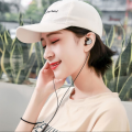 Wired Earphones In-Ear Bass HiFi Dual Units Headphones Game Running Headset Sports Earbud with Microphone. 