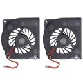 2X Laptop Cpu Cooling Fan for Fujitsu Lifebook S6311 S2210 S6510 S6410 E8410 S7110 T4215 T5500 T2050 Mcf-S6055Am05B. 