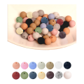100 Pieces Silicone Beads, 9 mm Silicone Beads, Bulk Silicone Beads, Matte Neutral Color Assortment. 