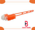 Toilet Brush, Double Sided Toilet Cleaning Brush, Plastic Double sided Hockey Toilet Brush. 