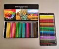 Qili Water Color Pencils Tin Packing with Free Brush For Artists and Beginners 72 pcs.... 
