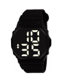 Classic Analogue Minimalist Round Black Dial Latest Generation Stainless Steel Linked Chain Black Strap Stylish Wrist Watch for Men and Boys - IIKBKMEN. 