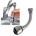 Flexible Hose Extension with 2 Modes Water Saving,Faucet for Kitchen Sink,Water Faucet Sprayer, Flexible Tap Extension for Kitchen Sink (Standard Size,Silver). 
